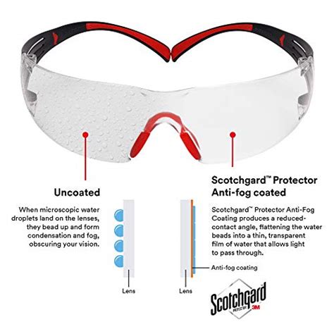 3m Safety Glasses Securefit 20 Pack Ansi Z87 Scotchgard Anti Fog