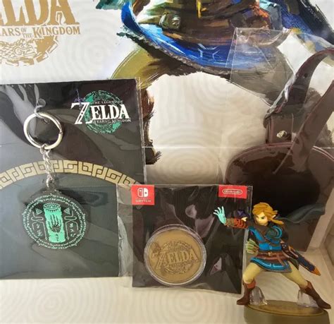 Legend Of Zelda Tears Of The Kingdom Box Keyring Luggage Tag Amiibo