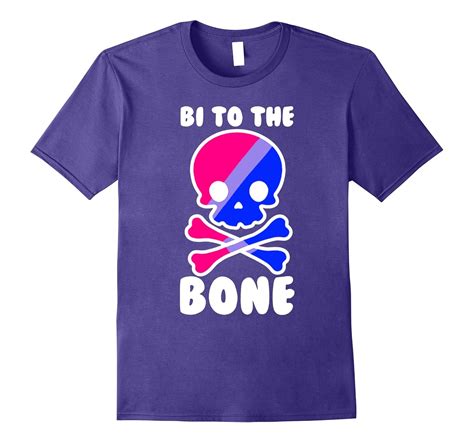 Bi Bisexual To The Bone Rainbow Gay Pride Flag Homo T Shirts LVS Loveshirt