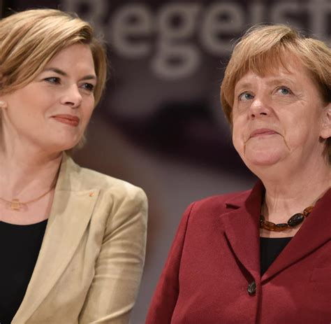 Angela Merkel tut bei Julia Klöckner so als sei nichts gewesen WELT