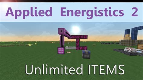 Applied Energistics Tutorial Creative Unlimited Items Me System