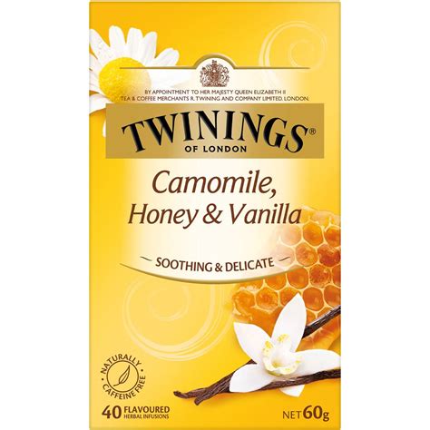 Twinings Camomile Honey Vanilla Herbal Tea Bags Pack Woolworths