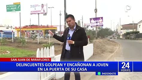 Delincuencia Imparable En Surco Y Sjm Ladrones Golpean Y Asaltan A Sus