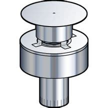 POUJOULAT Chapeau terminal vertical PGI diamètre 100 150 mm