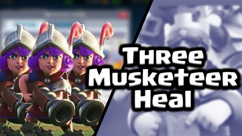 Clash Royale Three Musk Heal Deck Guide Youtube