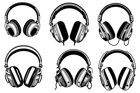 Premium Vector Headphones Vector Illustration