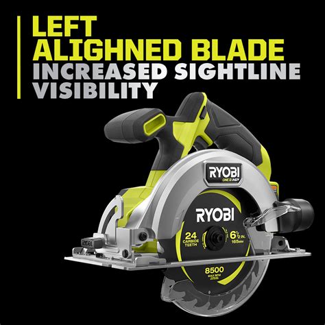 18v One Hp Compact Brushless 6 1 2 Circular Saw Ryobi Tools