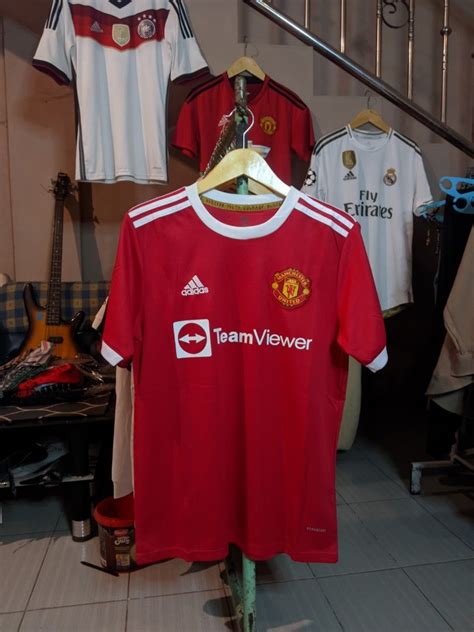 Jersey Ronaldo Manchester United Home 2021 2022 Olah Raga Baju