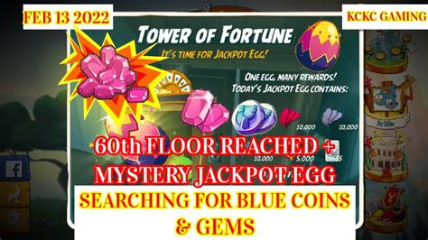 Angry Birds Tower Of Fortune Searching Blue Coins Gems After Daily