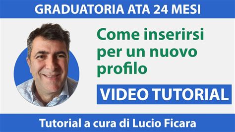 Graduatorie Ata Mesi Come Compilare La Domanda Video Tutorial