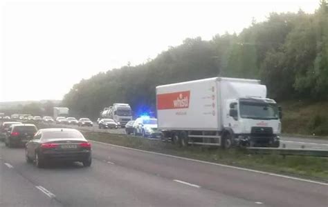 Lorry Crashes Through M5 Central Reservation Days After Crash That