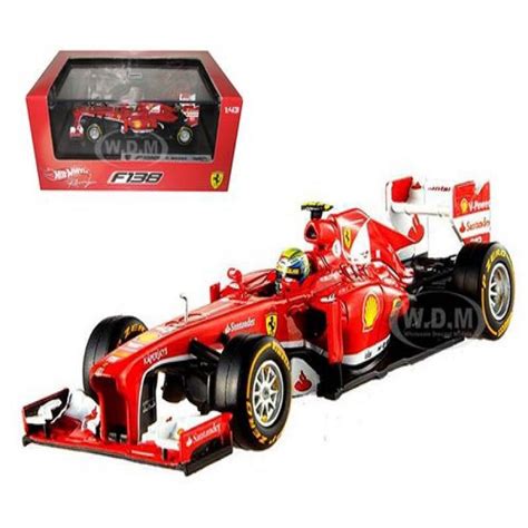Hot Wheels Ferrari F2013 F138 Felipe Massa Formula 1 2013 F1 1 43 By Hotwheels BCK17 Walmart