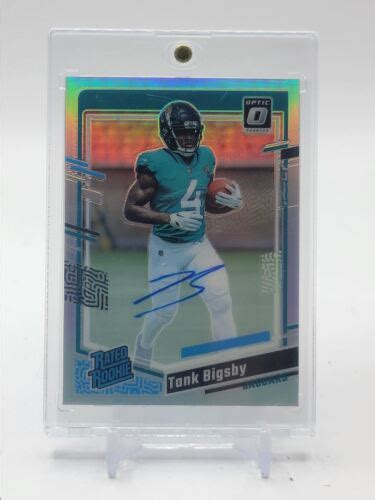 Tank Bigsby Donruss Optic Rated Rookie Autograph Holo Rc Auto