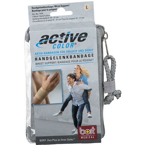 Bort ActiveColor Handgelenkbandage Gr L Haut 1 St Redcare Apotheke