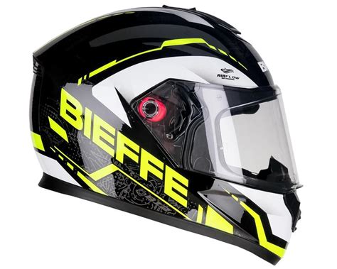 Capacete Bieffe B 12 Naked Preto Amarelo Capacete De Moto Magazine