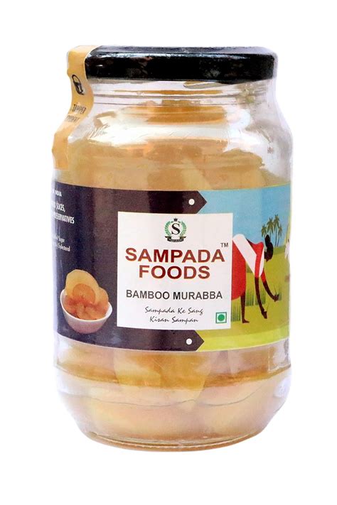 Sampada Foods Fresh And Soft Bamboo Murabba Bans Murabba 450 Gms