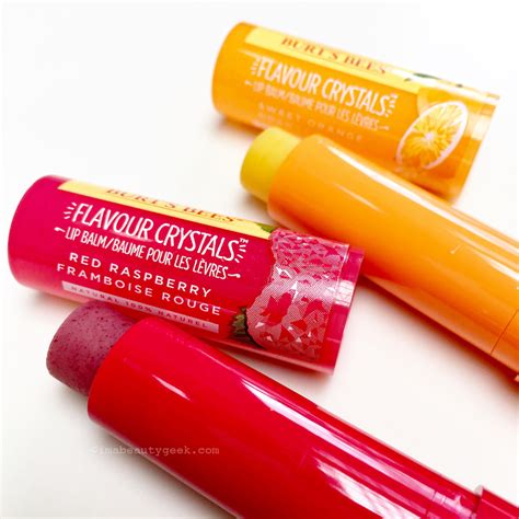 Burts Bees Flavour Crystals Lip Balm Beautygeeks