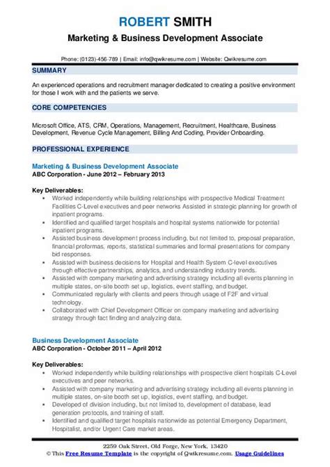 10 Business Development Associate Resume Samples And Templates For 2025