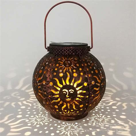 Solar Lantern Outdoor Hanging Lanterns Solar Lights Garden Lantern ...