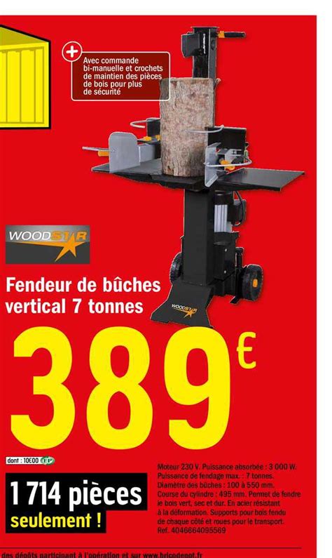 Fendeuse De Buches Brico Depot Pompe Hydraulique Adapte Pour Woodster