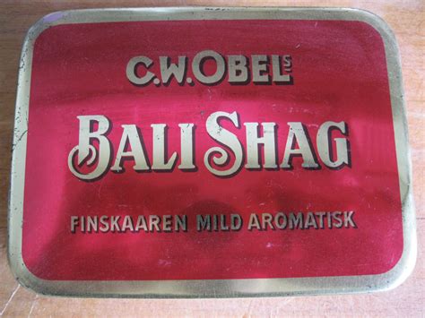 Bali Shag tobacco tin | Smoking | Pinterest
