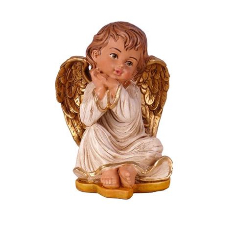 ANGEL STATUE (SEATED) - 7" | EWTN Religious Catalogue