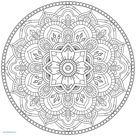 Voici Des Mandalas Difficiles Pour Adultes A Imprimer Mandala Est Of