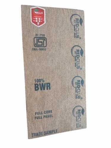 Mm Red Club Bwr Plywood For Furniture X Feet Hxw At Rs Sq Ft