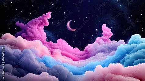 A surreal, shimmering nebula, shrouded in mystery, reveals a hidden ...