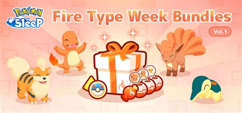 Fire Type Week Bundles Vol Include Incense Pok Mon Sleep Official