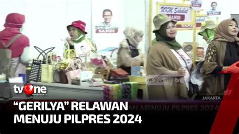 Gerilya Relawan Dukung Tokoh Masing Masing Maju Pilpres 2024 Kabar