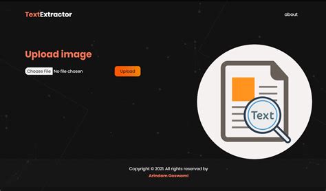 GitHub - Arindam2209/Text-Extractor: This is an OCR website that I have ...