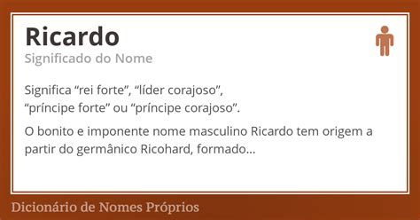Significado Do Nome Ricardo