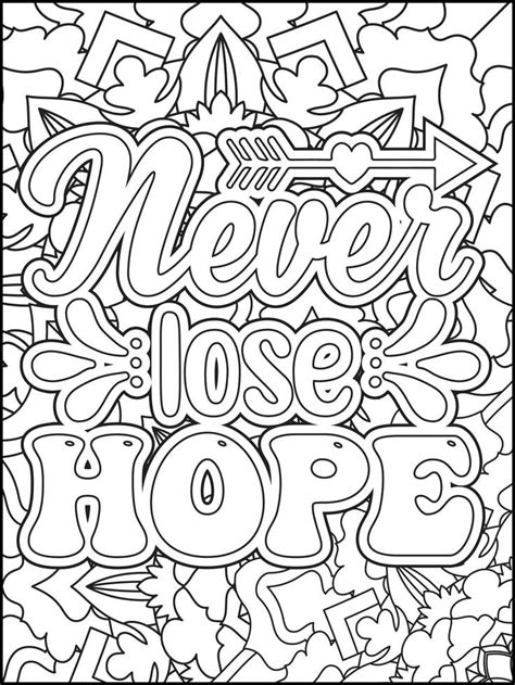 Motivational Quotes Coloring Page Inspirational Quotes Coloring Page