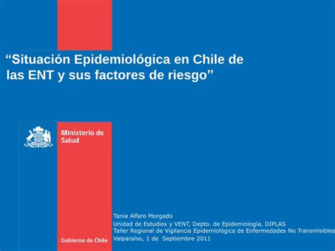 PDF Situación Epidemiológica en Chile de las ENT y sus Todas