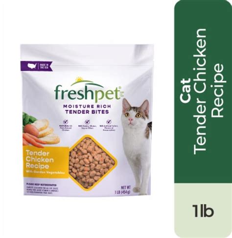 Freshpet Select Moisture Rich Tender Bites Tender Chicken Recipe Cat