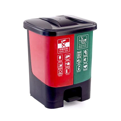 Buy Waste Recycling In Home Plastic Garbage Sorting Bucket Waste