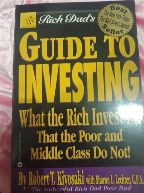 Rich Dad Guide To Investing By Robert Kiyosaki Lazada Ph