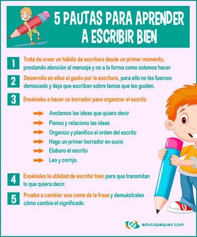 Razones Para Que Los Ni Os Aprendan A Leer Y Escribir Bien