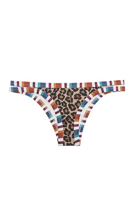 Linosa Side Bikini Altı Baskılı Penti