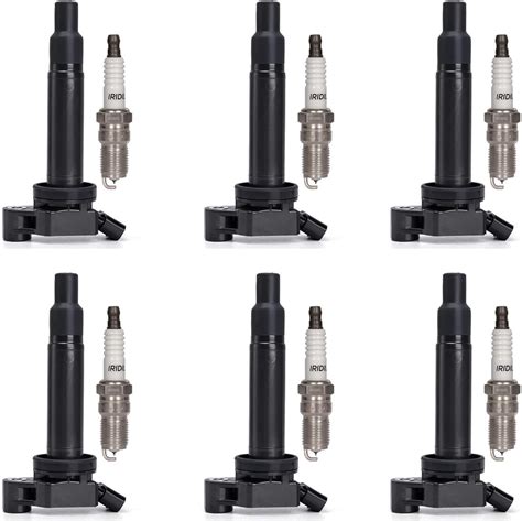 Set Of 6 Ignition Coil Pack And Spark Plugs Fits For Lexus