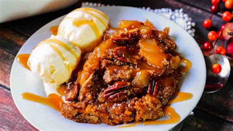 Caramel Apple Pecan Dump Cake Recipe Diy Joy