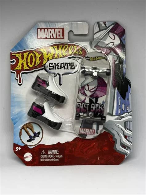 Hot Wheels Skate Marvel Ghost Spider Man Finger Skateboard Hnl Eur Picclick Fr