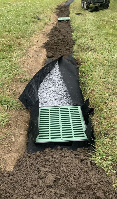 How To Make A French Drain Building A Water Drainage Solution With