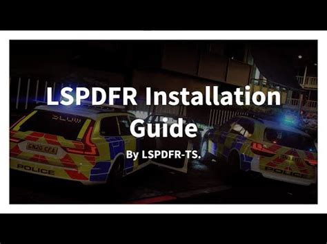 LSPDFR LSPDFR Installation Guide YouTube