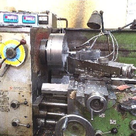 Heavy-duty precision lathe machine. | Download Scientific Diagram 