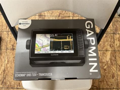 Garmin Echomap Uhd 73sv Chartplotter With Transducer 753759241575 Ebay