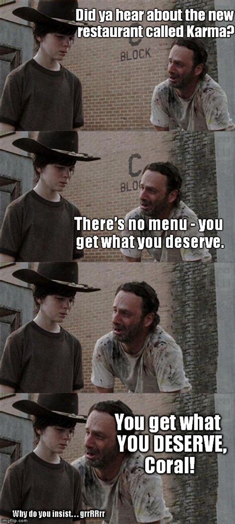 Image Tagged In The Walking Deadrick And Carlmemes Imgflip