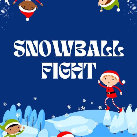 Elf Snowball Fight Etsy