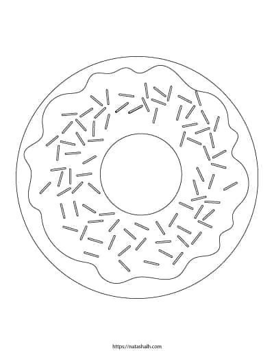 Free Printable Donut Coloring Pages The Artisan Life